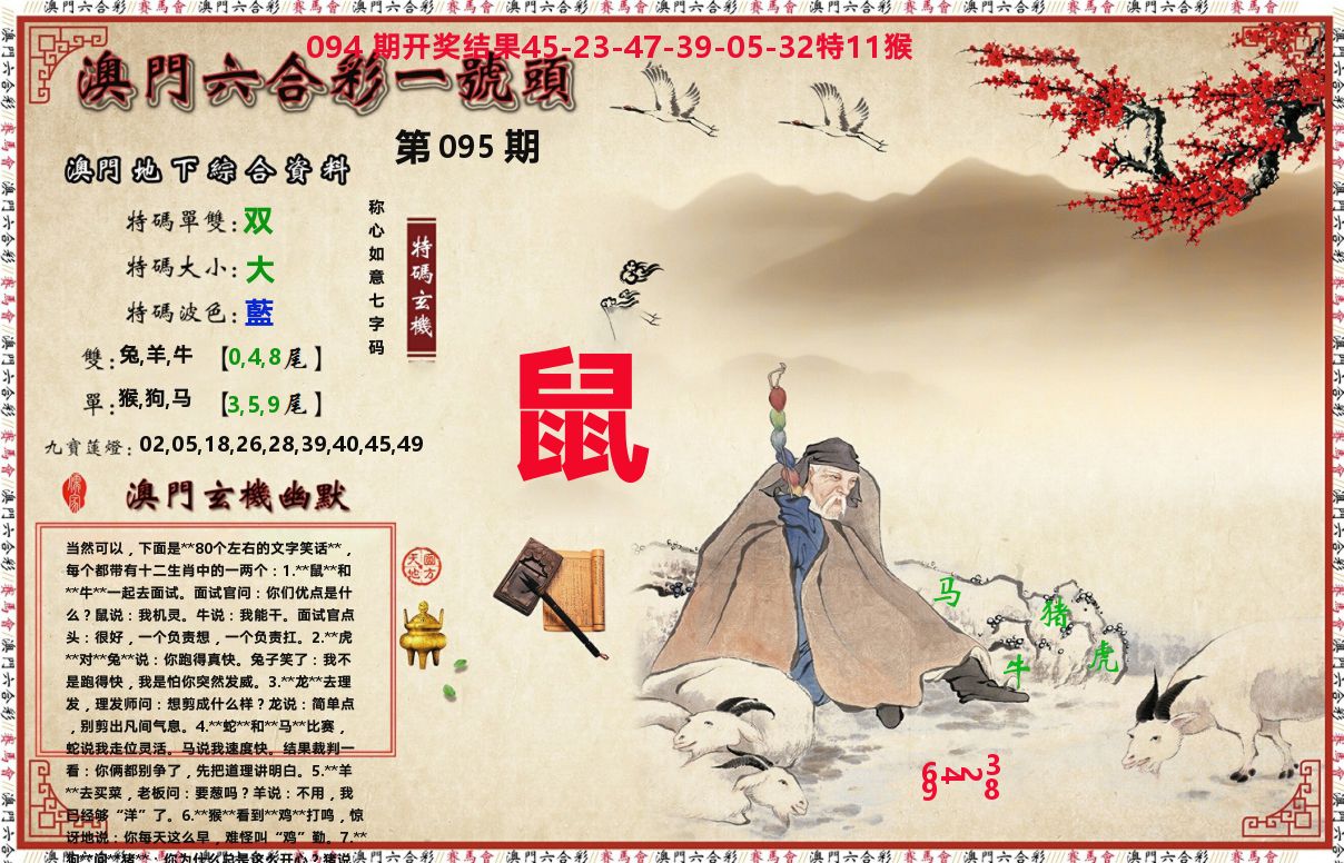 一号头 第95期