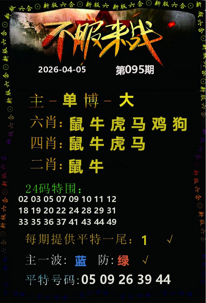 不服来战 第95期