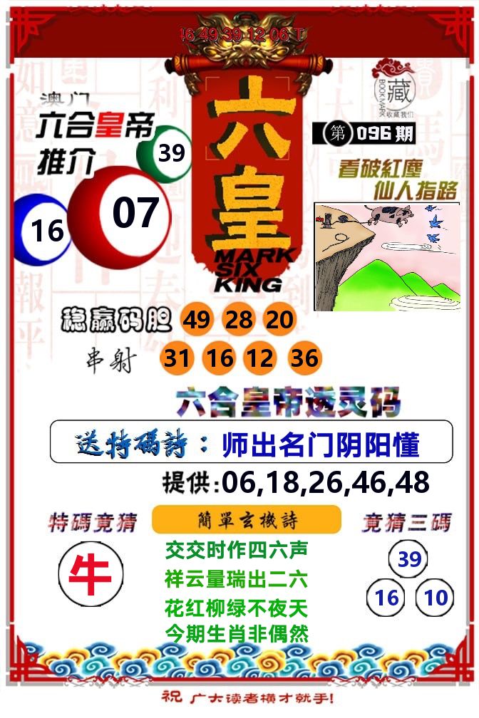 六皇 第96期