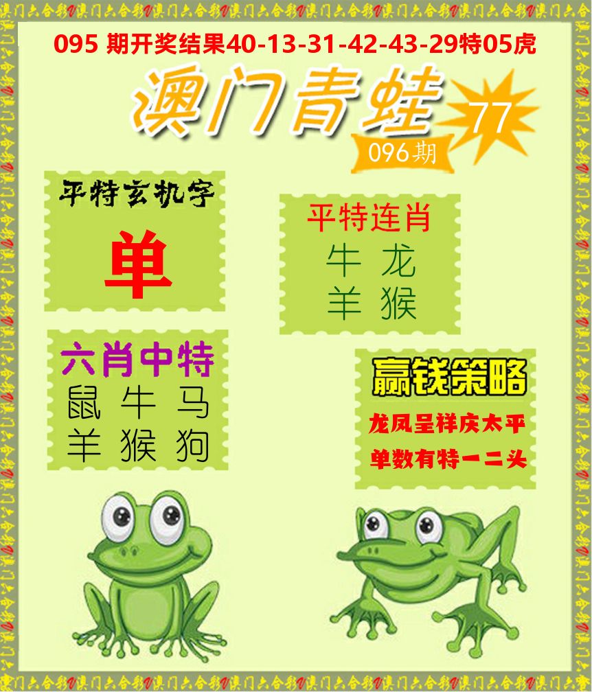 青蛙系列77 第96期