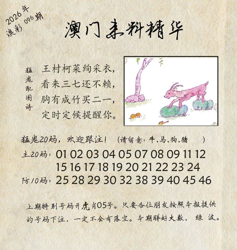 精华来料 第96期