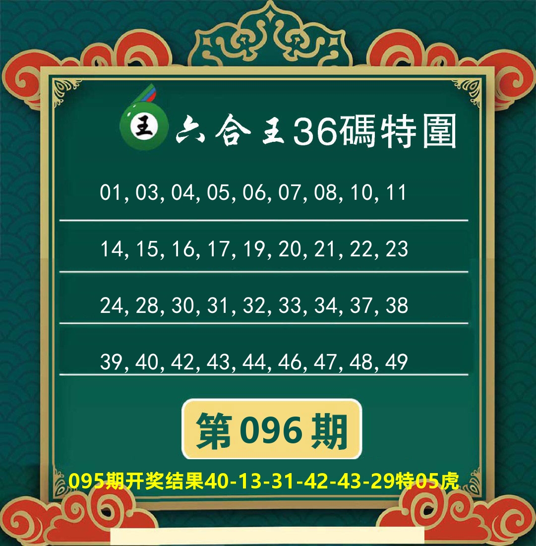 澳门特码王B 第96期