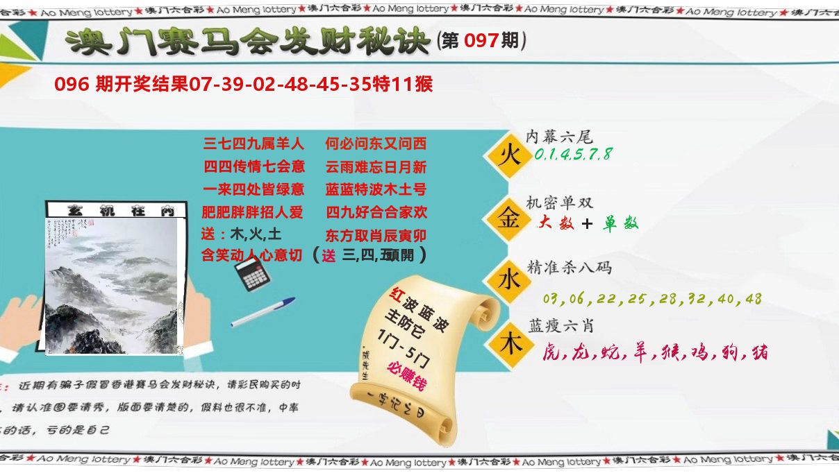 发财秘诀 第97期