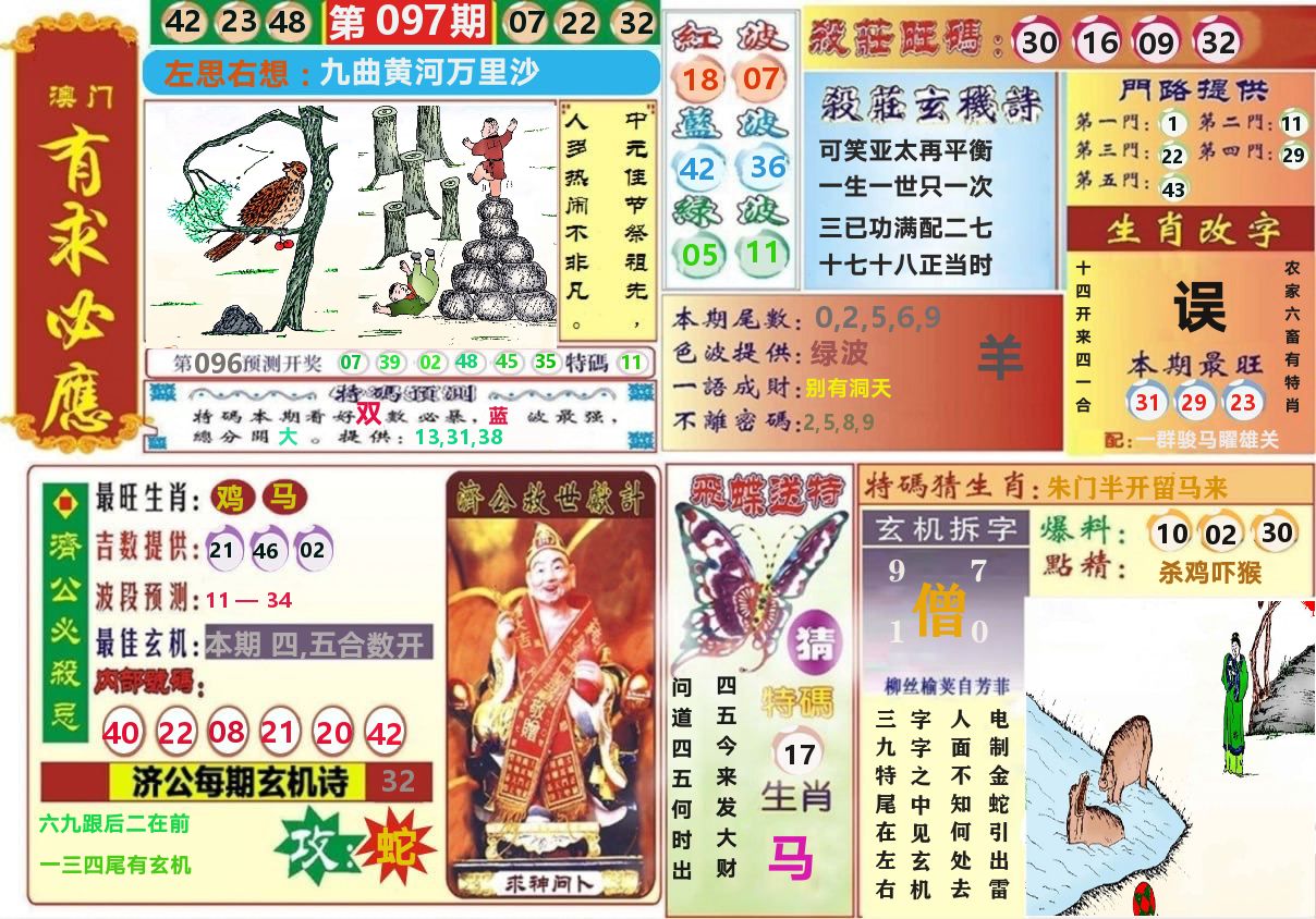 澳门有求必应 第97期