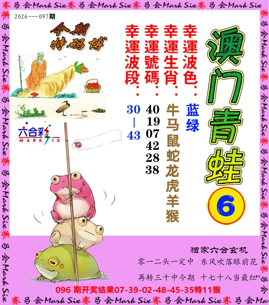 青蛙系列6 第97期