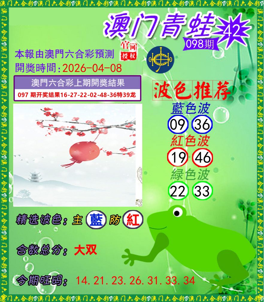 青蛙系列42 第98期