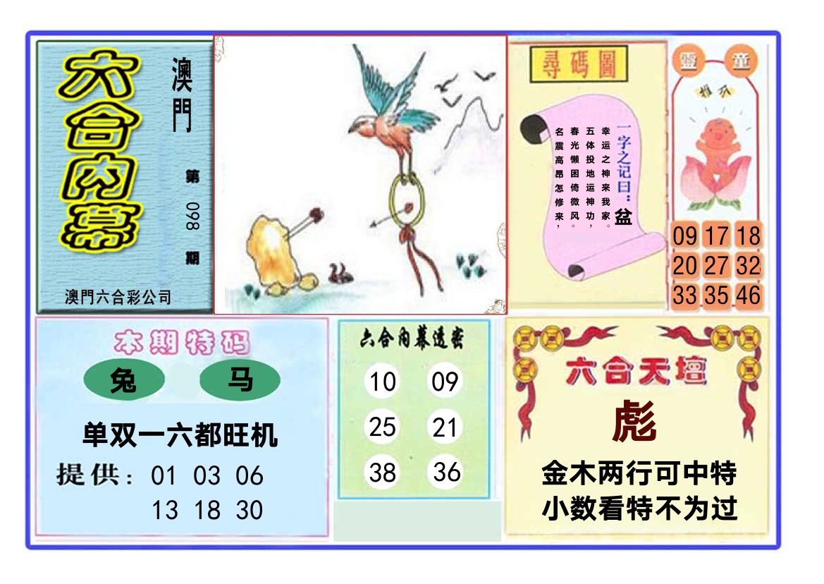 六合内幕 第98期