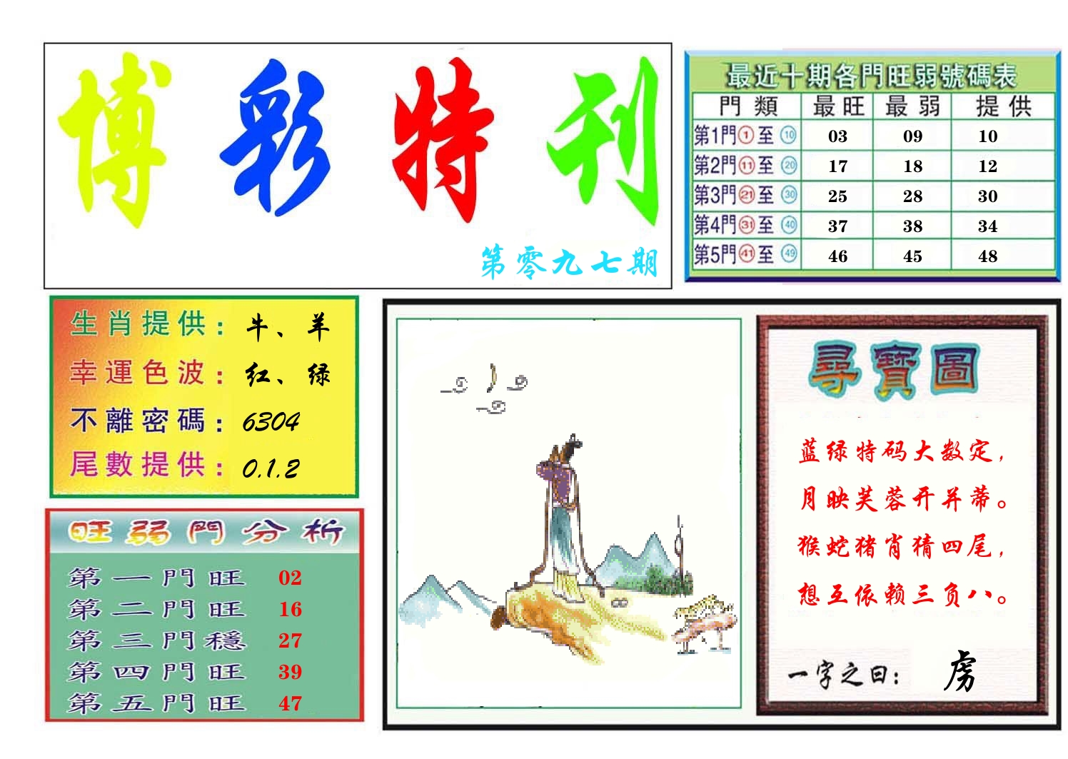 博彩特刊 第98期