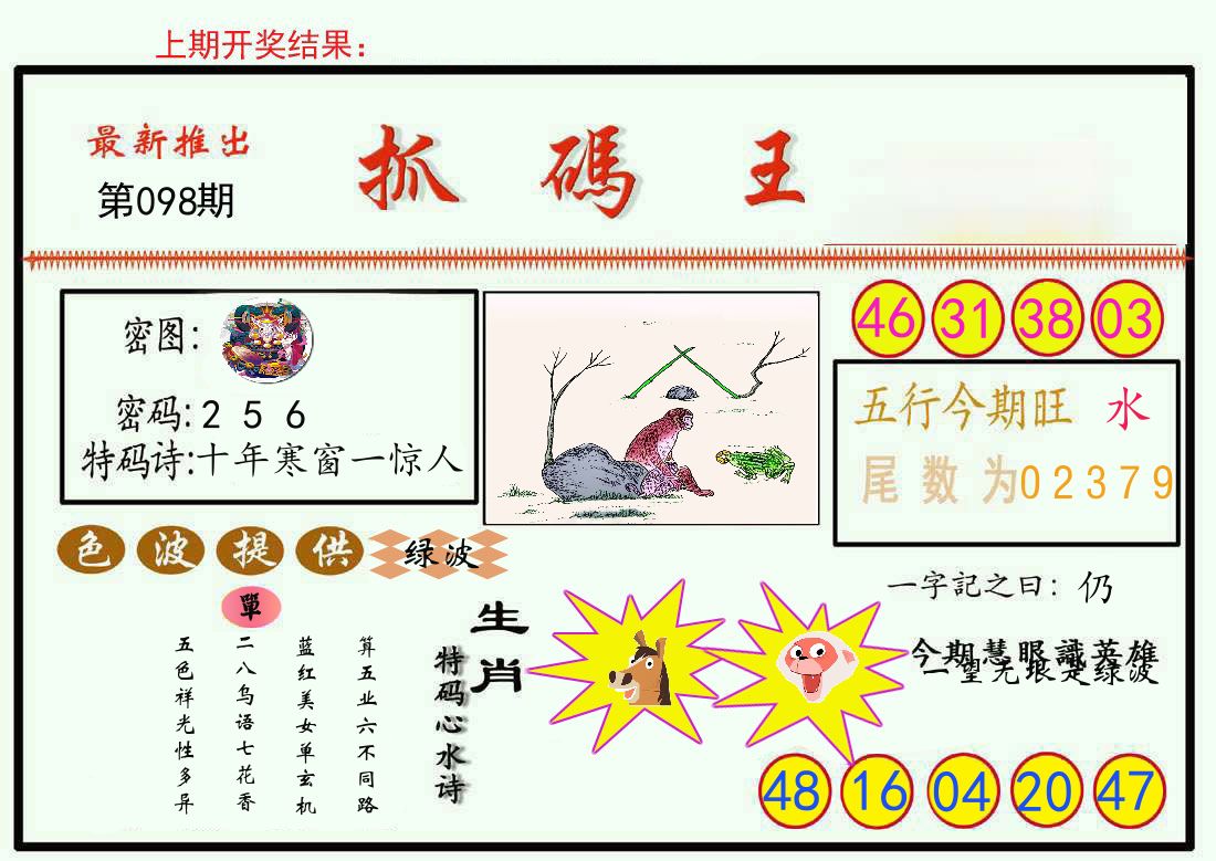 最新抓码王 第98期