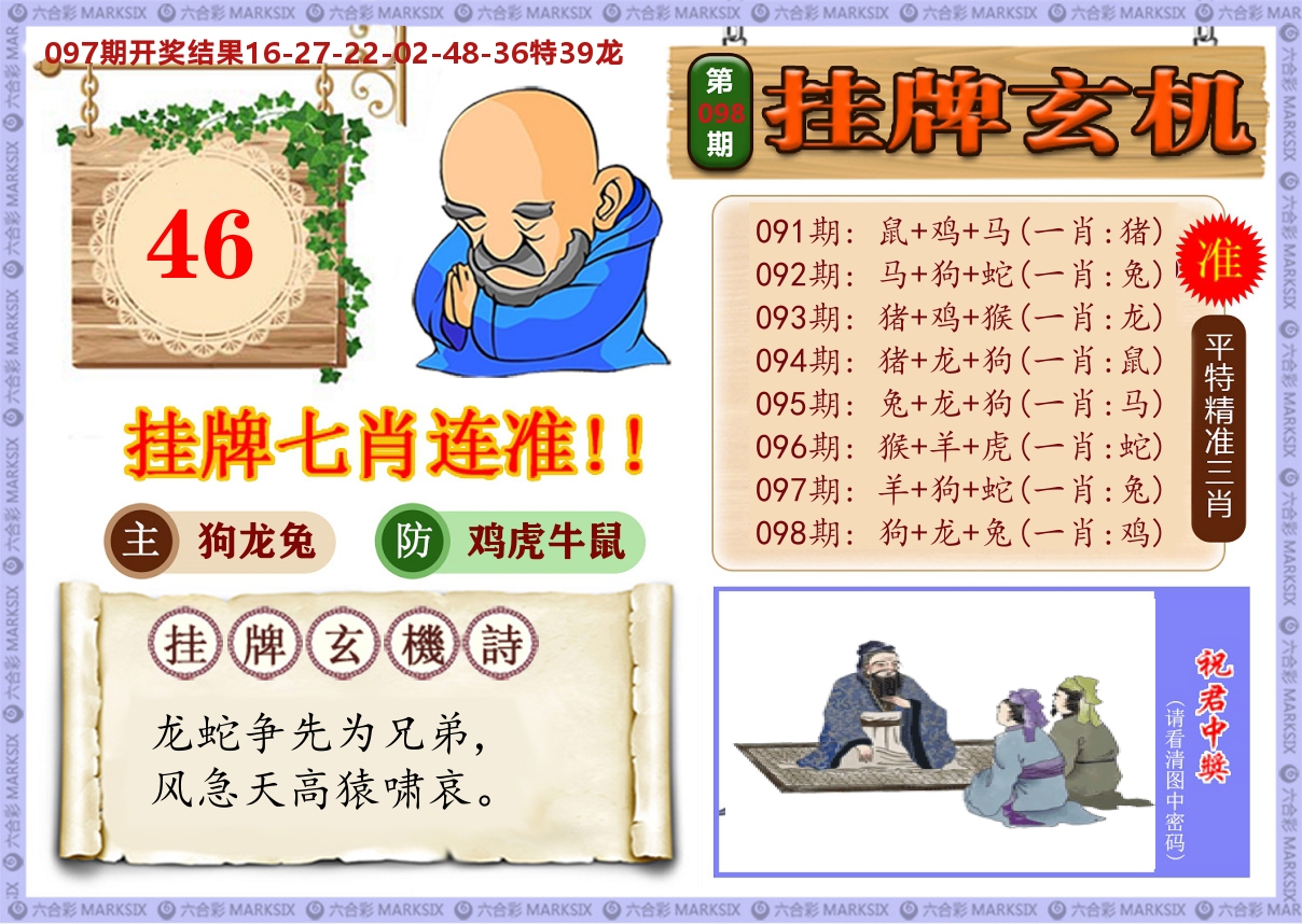 澳门挂牌玄机 第98期