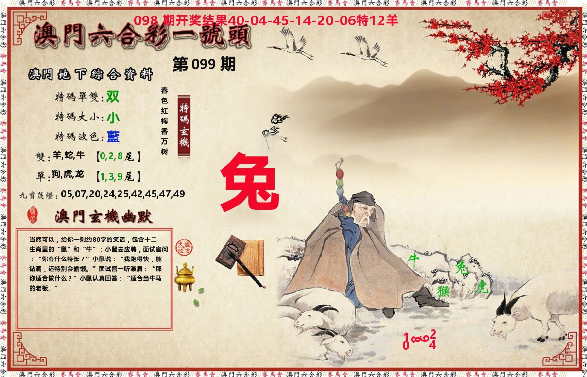 一号头 第99期
