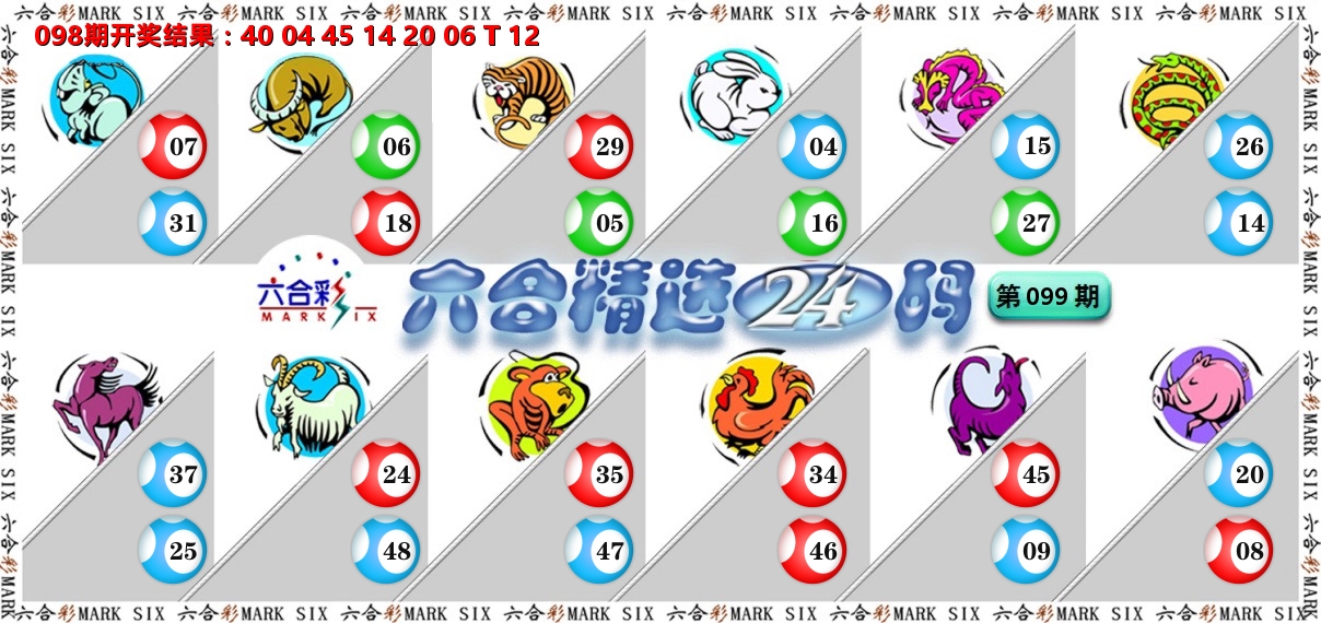 六合精选24码 第99期