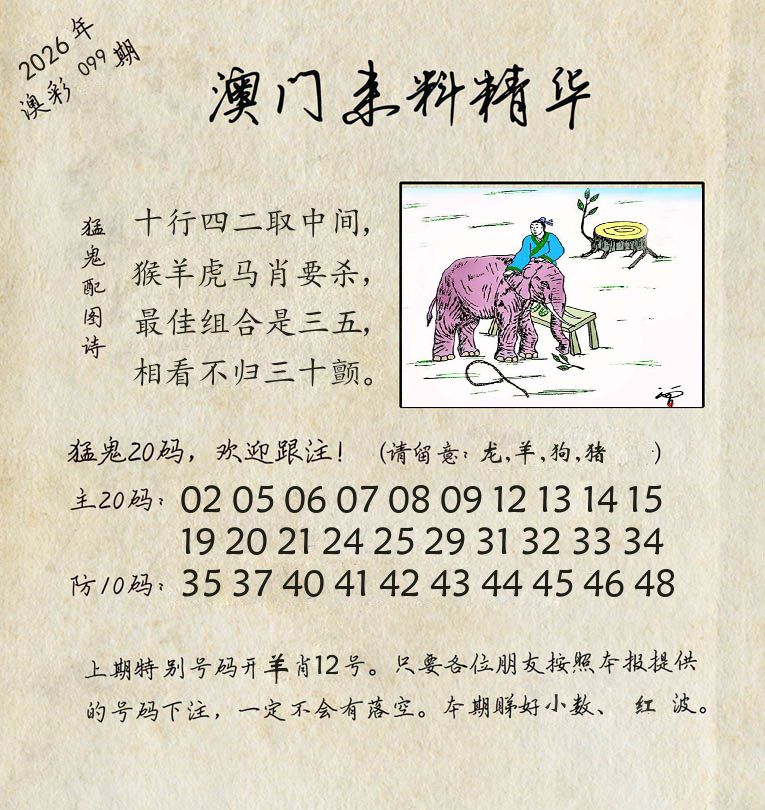 精华来料 第99期